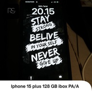 iphone 15 plus 128gb ibox second