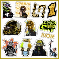 LANDO NORRIS STICKERS WORLD CHAMPION F1 WATERPROOF STICKERS