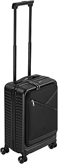 ECO Hard Shell Suitcase with Front Pocket, Lightweight Trolley Travel Suitcase, Hand Luggage with 4 
