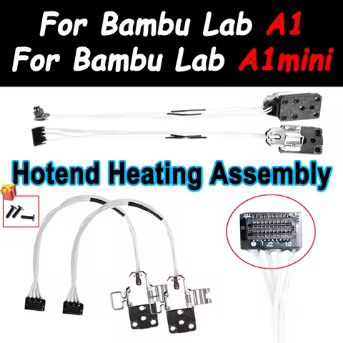 Upgrade For Bambu Lab A1 A1 Mini Hotend Heating Assembly Kit for Bambu Lab A1 3D Printer Repair
