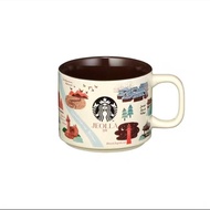 Starbucks แก้ว Gyeongju เกาหลี355มล. | ของสะสมเซรามิกพร้อมกล่องของขวัญ | ถ้วยประจำเมืองรุ่นจำกัด | ข