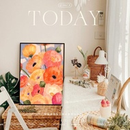 Series Flower Background Wall Bedside North Wall Painting Healing Influencer Floor Small Painting De