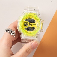 Casio Mens Watch 2018 G-shock สีขาว Samurai สีขาว Tiger Couple นาฬิกาอิเล็กทรอนิกส์ Ga-400-7a จากญี่