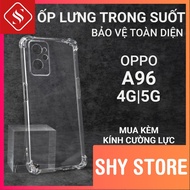 Oppo A96 4G Case|5G ShyStore plain transparent | Oppo flexible phone case provides comprehensive pho