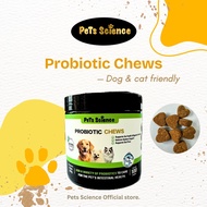 Pets Science Probiotic Chews for Cat & Dog 100 soft chews