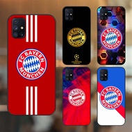 Samsung M51 case with black border printed with Bayer Munich Football Club image