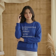 Daisy by Voir Malaysia Knit Top Casual Daily Wear - Blue