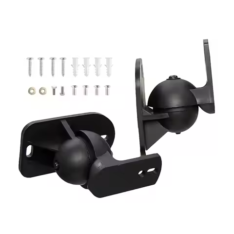 2pcs/kit Universal Wall Mount Brackets for Logitech Z906 Speaker Surround Sound Satellite Speaker Ho