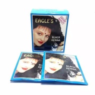 EAGLES HENNA EAGLES HAIR COLOUR DYE BLACK INAI RAMBUT HITAM (black )