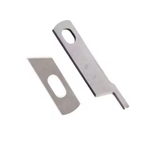 1SET Upper+Lower Knife X77119001+X05007001 for Brother Serger 523N, 524N, 525N, 526, 526D, 530 Homel