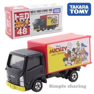 [พร้อมส่ง] รถเหล็ก Tomica ของแท้ Tomica No.48 Isuzu Elf Mickey and Friends Truck (มีสติกเกอร์ First Lot 2022)