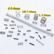 [NXY] Pressure Spring SUS304 Stainless Steel Toy Spring Watch Spring Small Spring Soft Spring Steel 