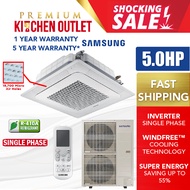 Samsung 5.0HP WindFree™ Inverter 4-Way Cassette Air Conditioner AC140TN4DKC/EA & AC140TXADKC/EA | Si