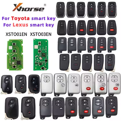 Global Xhorse VVDI XM38 Smart Key XSTO01EN XSTO03EN Remote Key 8A 4D 4A BA Chip for Toyota Lexus Upd