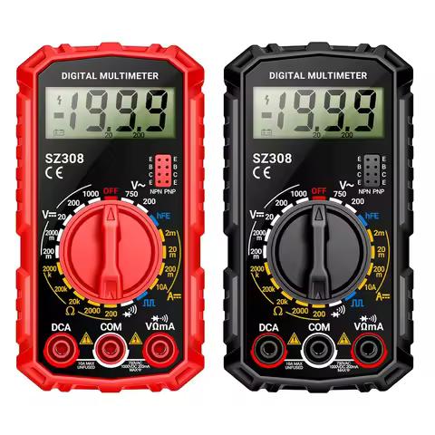 ANENG SZ308 Digital Multimeter AC/DC Current Meter Voltage Resistance Meter Electrician LCD Backligh