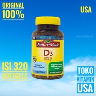 Nature Made D3 2000IU 320 Softgels Nature Made D3 2000IU