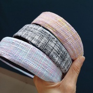 Wide tweed adult headband BD001
