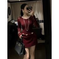 Bunny fur body suit Set