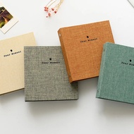 100 Pockets Dear Moment Linen Photo Album Pure Color Photocard Binder Album For 2 X 3 Inch Mini Inst