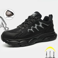 2026 Breathable Safety Protective Sports Shoes Men Puncture-Proof Work Shoes Lightweight comfort Sec