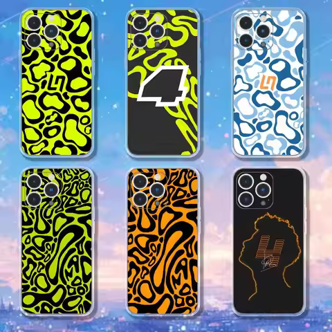 L-Lando N-Norris PinkF1 Phone Case For iPhone 17,16,15,14,13,12,11 Pro,Max,Plus,X,XS,XR,SE4,E Mini T