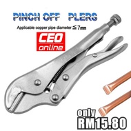 CEO 🇲🇾 7" Pinch off Plier CT-201 Picit Plier Refrigerator tool Access Valve Flaring Tool Manifold Ga