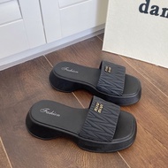 Dép Quai Ngang Nữ MuMu 3cm Dép Lê Nữ Dáng Đẹp Size 36-41 4Seasons Shoe .Store