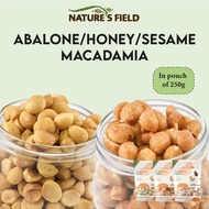 Abalone/Honey/Honey Sesame Macadamia Nuts 250g