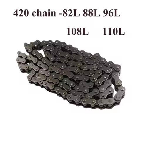 420-82L 88L 96L 108L 110L Chain Is Suitable for ATV Off-Road Motorcycle Modification, Universal Thic