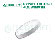 Ecoshift 12W Surface Mounted Round LED Panel Light Warm White