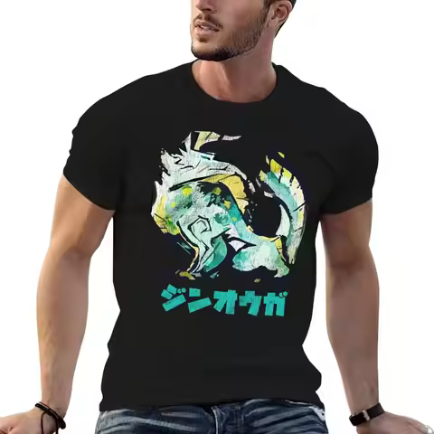 Monster Hunter Rise Zinogre T-Shirt Casual Street Style Short Sleeve Tee
