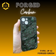 Iphone 13 Green Metallic Forged Carbon Case