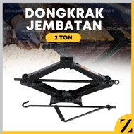 Dongkrak Mobil Lipat Manual Portable Handle Kecil Serbaguna Otomatis