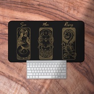 Custom Desk Mat, Big Three Zodiac Mouse Pad, Astrology Keyboard Mat, Zodiac Gifts for Her