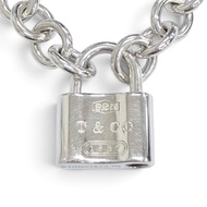 成色極佳 △ TIFFANY&Co. Tiffany 1837 Lock Cadena 項鍊頸鍊配件 925銀 重44克 女士推薦 ◎