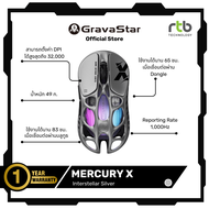 GravaStar Mercury X เมาส์เกมมิ่งไร้สาย Wireless Gaming Mouse