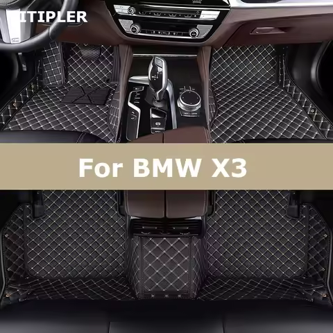 TITIPLER Custom Car Floor Mats For BMW X3 E83 F25 G01 F97 Auto Carpets Foot Coche Accessories