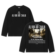 Notyourss - Long Sleeve T-Shirt "ALI BIN ABI THALIB" Cotton Combed