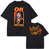 2025 Summer Ozzy Osborne T-Shirt Graphic Printing Vintage T-Shirt Hip Hop Punk T-Shirt Loose Comfort
