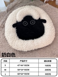 Warm Mongolian Tent Cat Dog House Winter Proof Detachable Washable Closed Style Cat Shelter Safe Hav