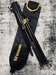 9成新 Hercules BS118BB Music Stand 摺疊 譜架 'EZ Grip'高度調校, 連袋