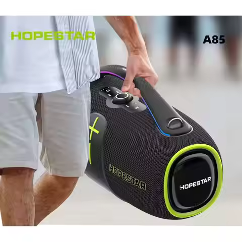 Hopestar A85 Portable Speaker 400W RGB Wireless Subwoofer High-Quality Home Theatre USB Audio Player