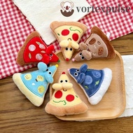 VORTEXPULSE 6pcs Pizza Mouse Keychain, Fashion Cute Friendship Pizza Pendant, Potato Keychain Combin