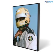 Stussy F1 Poster Frame - Aesthetic Wall Decoration - Vintage Retro Wall Display