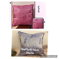 daffodil satin throw pillowcase 16x16,18x18, 20x20 size available