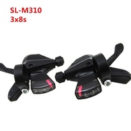 《Baijia Yipin》 3x8-Speed Shift Lever Shifter Right Left Derailleur for Acera Shimano SL-M310 Mountain Hybrid Bike Parts