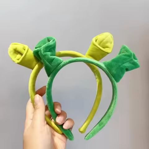 WonderfulCreative Cute Shrek Hairband Women New Style Cartoon Headwear Photography Props Super Adora