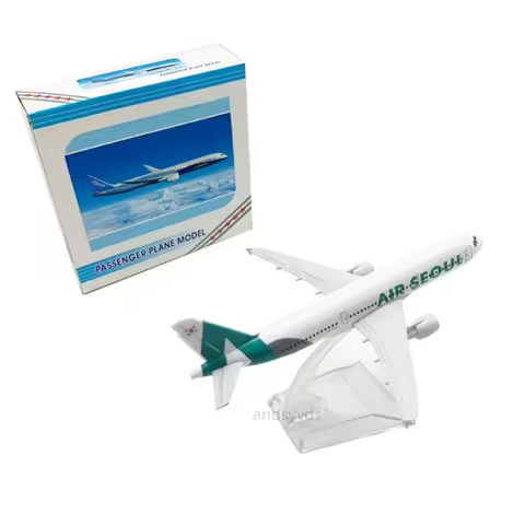 Metal Replica Aircraft Model 16CM Air Seoul Airways a320 A320 Scale 1 /400 Model Planes With Landing