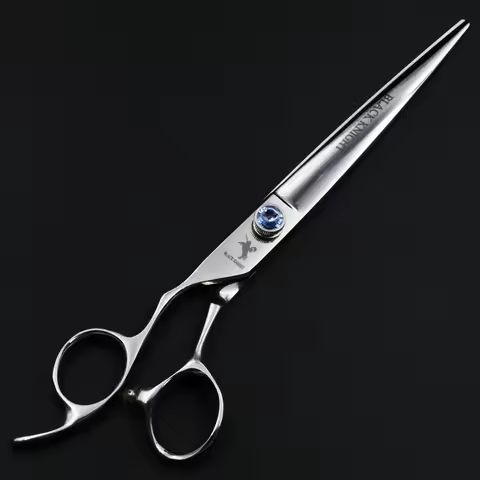 6/7/8 Inch Black Knight Professional Hair Scissors Left Handed Scissors Barber sets Shears Hairdress