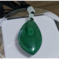 Malachite Leave Necklace